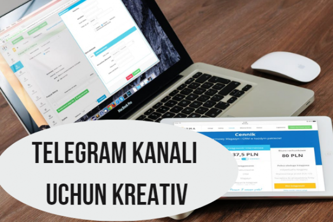 Telegram kanali uchun kreativ, TG uchun reklama posti, reklama matni