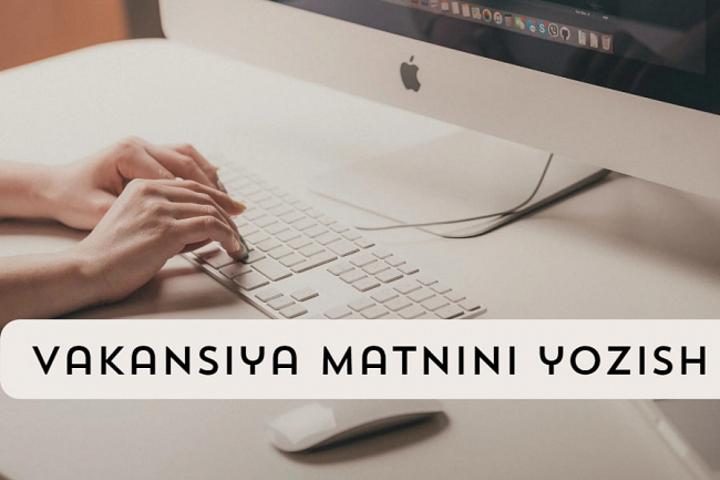 Vakansiya matni