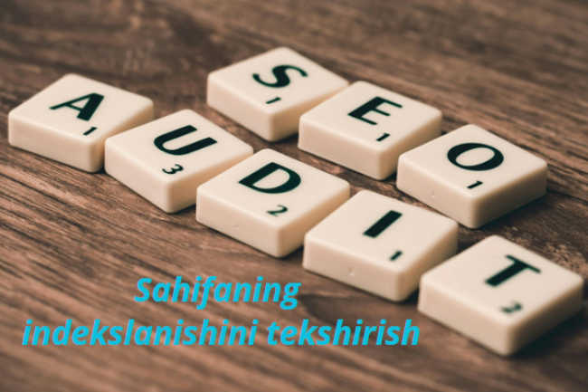 Google-da 1000 ta sahifaning indekslanishini tekshirish