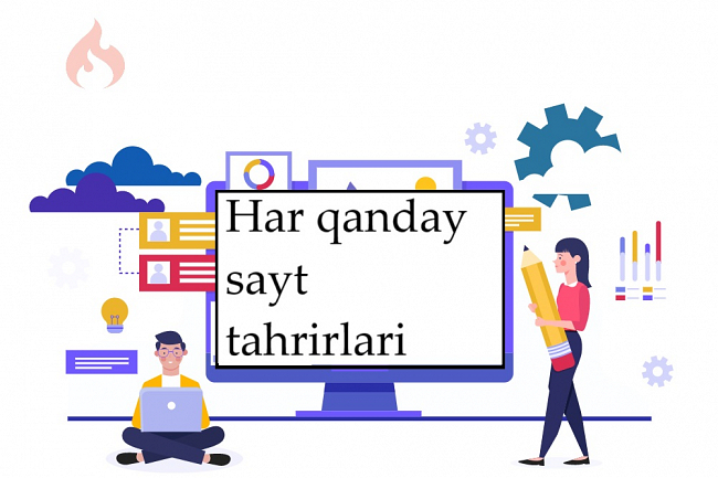 Har qanday sayt tahrirlari