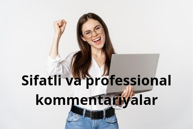 Har qanday mavzuda izohlar 