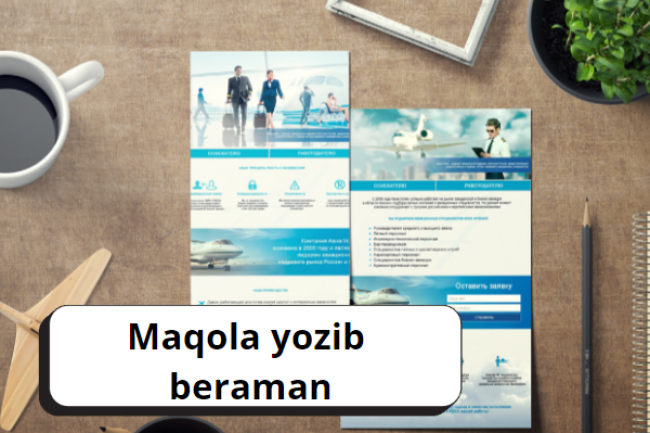 5000 belgigacha bulgan maqola yozib beraman