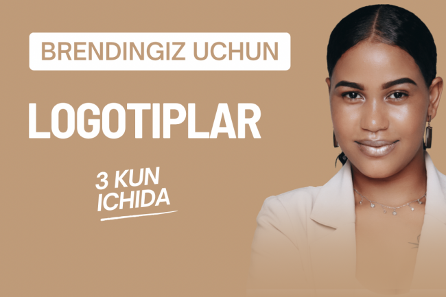 Uch xil turda logotip qilaman