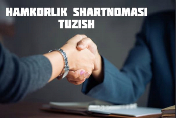 Qoshma biznes uchun hamkorlik shartnomasi