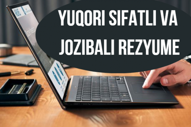 Ish beruvchi uchun yuqori sifatli va jozibali rezyume yozib beraman