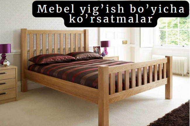 Diagramma, mebel yigish boyicha korsatmalar