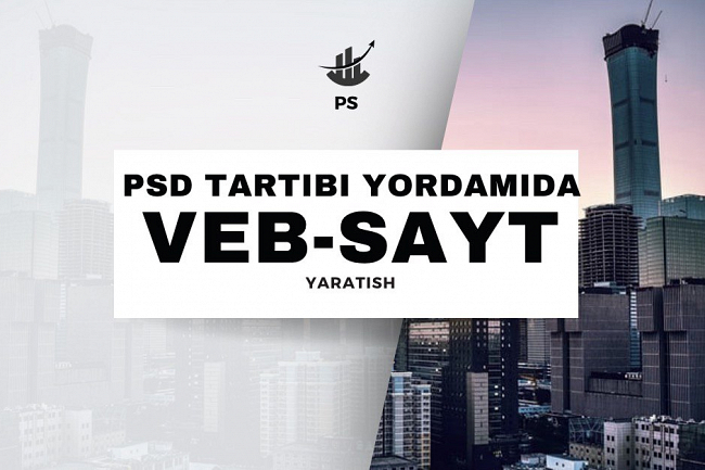 Men Figma yoki PSD layout yordamida moslashuvchan tartibni yarataman