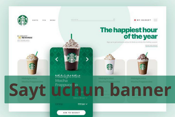 Sayt uchun banner