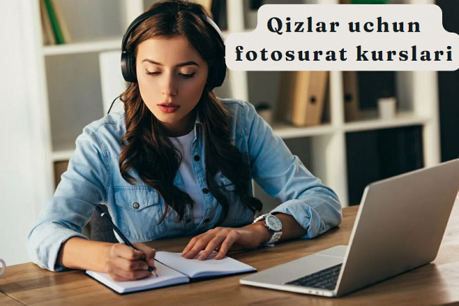 Qizlar uchun chiroyli fotosurat kursi