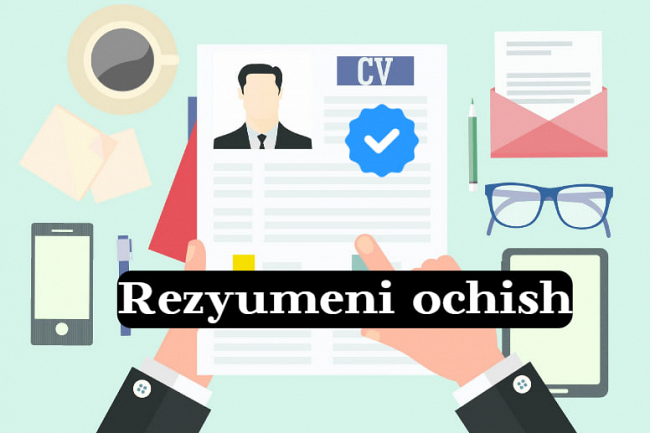 Rezyumeni ochish. Kontaktlar malumotlar bazasiga kirish. Tahlil qilish