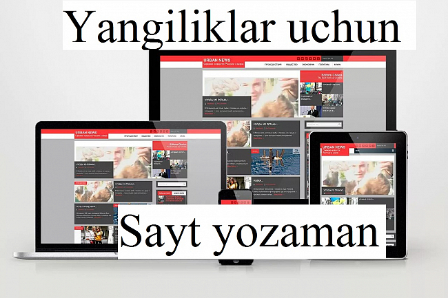 Har qanday viloyat uchun yangiliklar saytini yasab beraman 