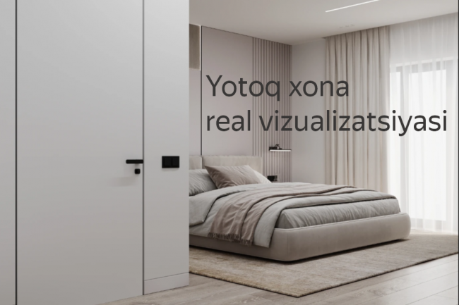 Yotoq xona real vizualizatsiyasi