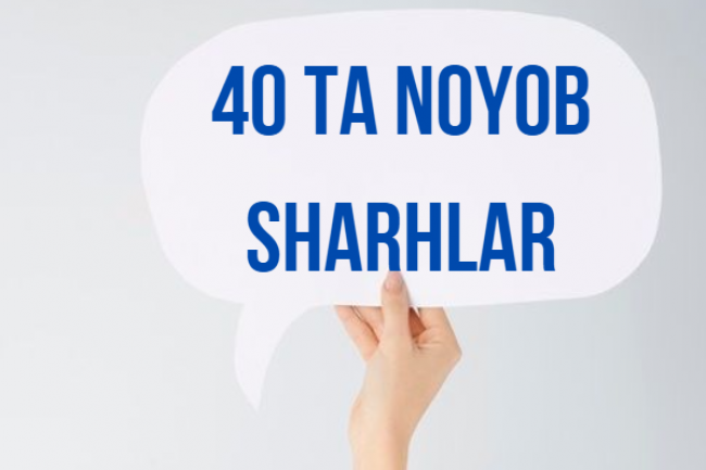 Veb-saytingiz yoki blogingiz uchun 40 ta noyob sharh