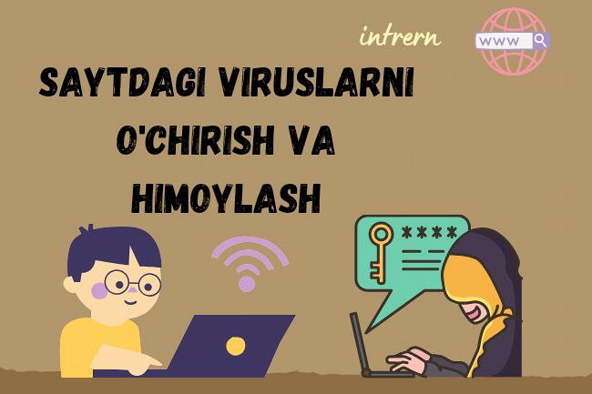 Saytdagi viruslarni ochirish va himoyalash