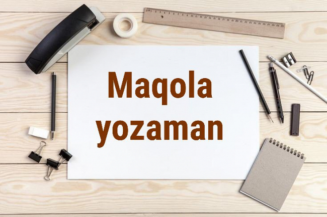 Probellarsiz 2000 ta belgili maqola yozaman