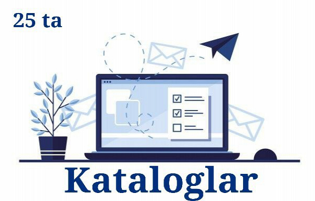 Firma va tashkilotlarning kataloglari - 25 ta sifatli joylashtirish