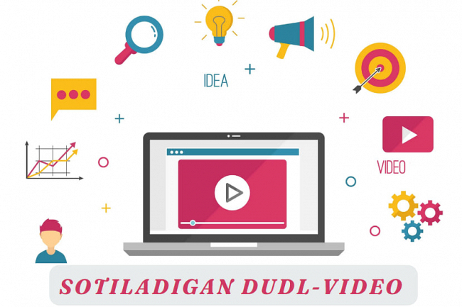 Sotiladigan dudl-video yaratib beraman