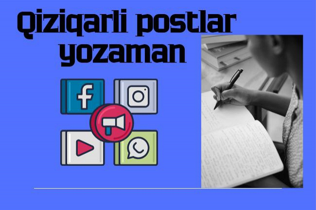 Ijtimoiy tarmoqlar uchun qiziqarli postlar yozish