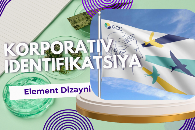 Kompaniyaning korporativ identifikatsiya elementi dizayni
