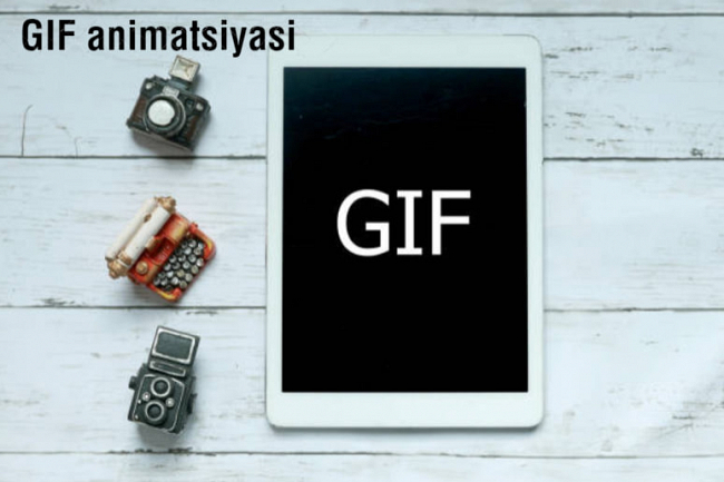Veb-sayt, bannerlar, videolar uchun Gif animatsiyasi