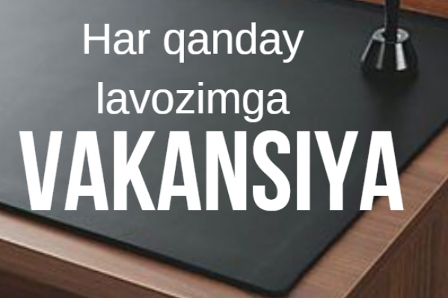Har qanday lavozimga vakansiya yozib beraman