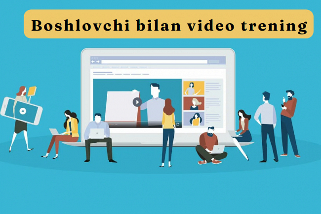Boshlovchi bilan video trening