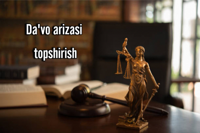 Umumiy yurisdiksiya sudiga davo arizasini topshiraman