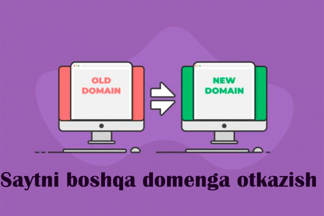 Saytni boshqa domenga otkazish
