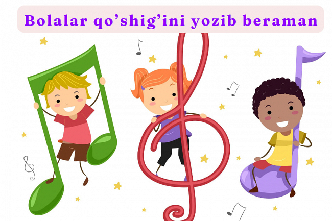 Bolalar qoshigini yozib beraman