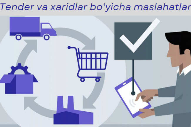 Tenderlar va xaridlar boyicha maslahatlar