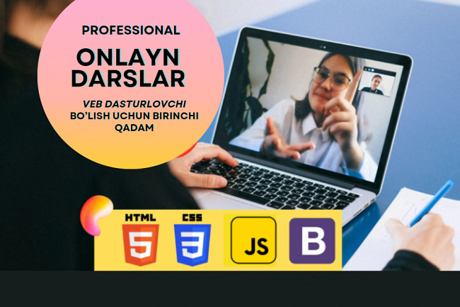HTML, CSS, javascript boyicha kurslarni yarataman yoki orgataman