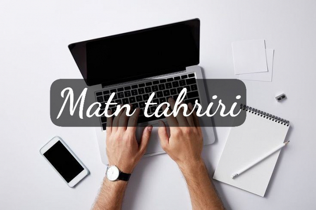 Matnni tahrirlayman. Grammatika, imlo, tinish belgilari