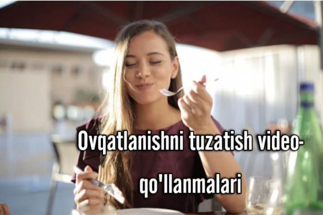 Temir tanqisligi boyicha video qollanmalar. Ovqatlanishni tuzatish.
