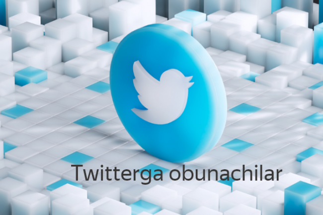 Twitterga obunachilar