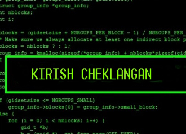 Saytga administratorlik huquqi bilan kirishini tiklayman
