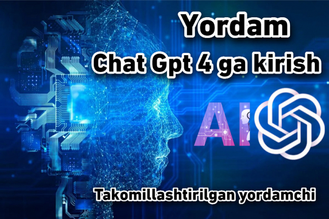 CHAT GPT4 bilan 5 daqiqada akkaunt. Chat Gpt plus
