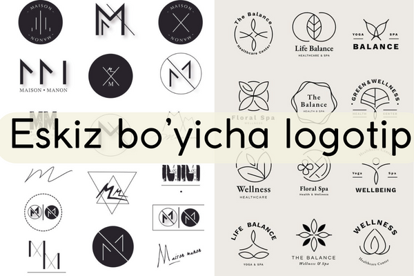 Sizning eskizingiz boyicha logotip yarataman