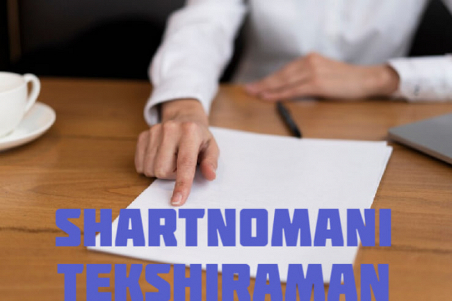 Shartnomani huquqiy va moliyaviy xatarlardan tekshiraman