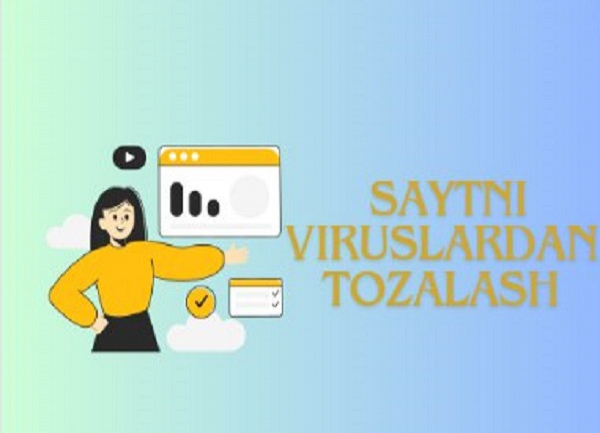saytni viruslardan tozalash