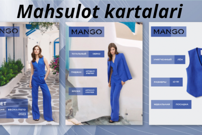 Veb-saytlarda mahsulot kartalarini toldirish