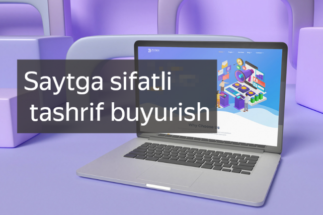 Saytga sifatli tashrif buyurish