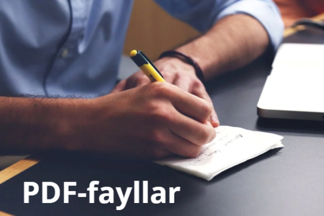 Har qanday murakkablikdagi PDF-fayllarni qayta ishlash va tahrirlash