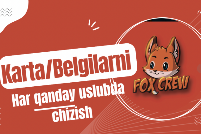Har qanday uslubdagi rasmlar, belgilar, kartalar