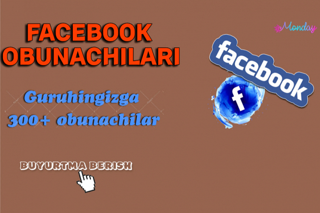 Sizning qiziqarli sahifangiz, Facebook guruhingizga 300 obunachi. 