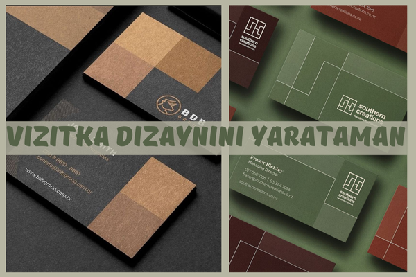 Vizitka dizaynini yarataman