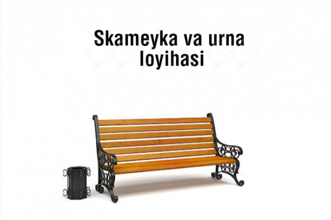 Ishchi qoralama dastgoh, urna, gulzor