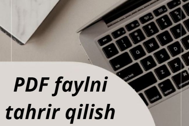 PDF faylni tahrir qilaman va ozgartirib beraman