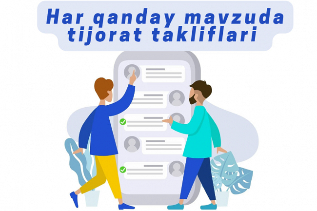 Har qanday mavzuda tijorat takliflari va xatlar yozish