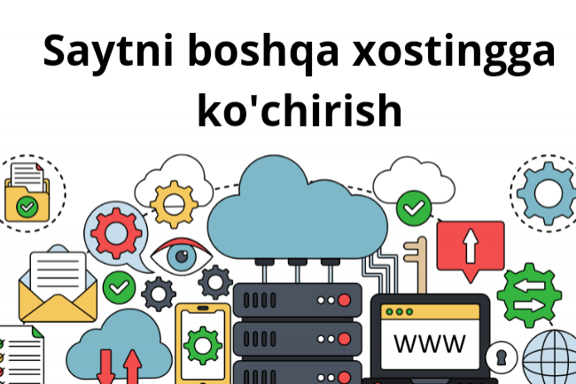 Saytni boshqa xostingga otkazish