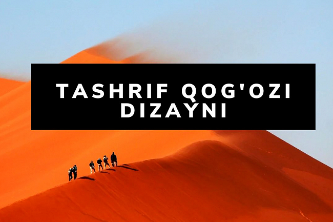 tashrif qogozi dizayni